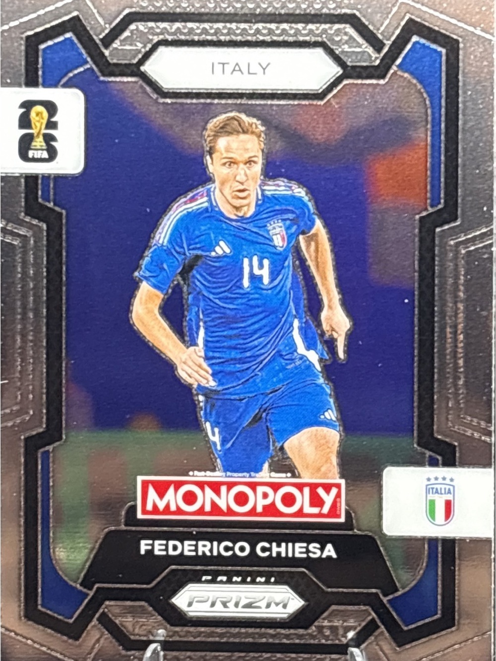 Panini Prizm Monopoly Federico Chiesa Soccer Trading Card